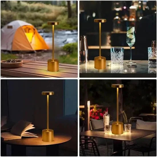 Modern Gold LED Floor Lamp | Minimalist Standing Lamp for Living Room, Bedroom & Office