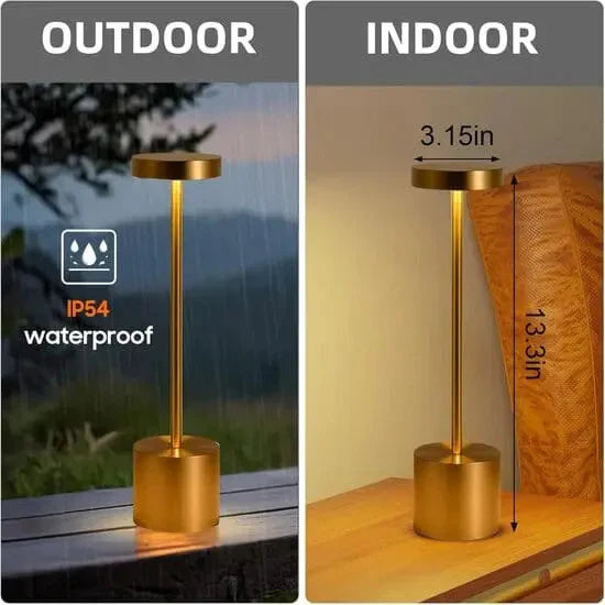 Modern Gold LED Floor Lamp | Minimalist Standing Lamp for Living Room, Bedroom & Office