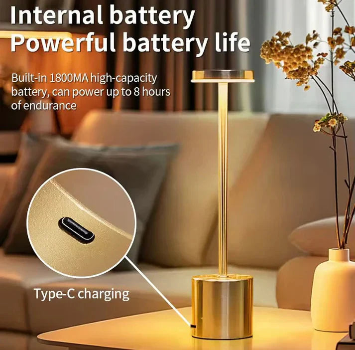 Modern Gold LED Floor Lamp | Minimalist Standing Lamp for Living Room, Bedroom & Office